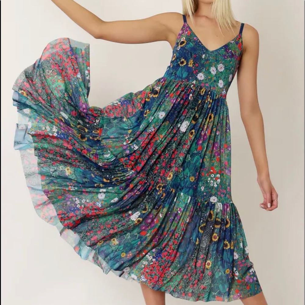 Blackmilk Klimt Collage midaxi size L